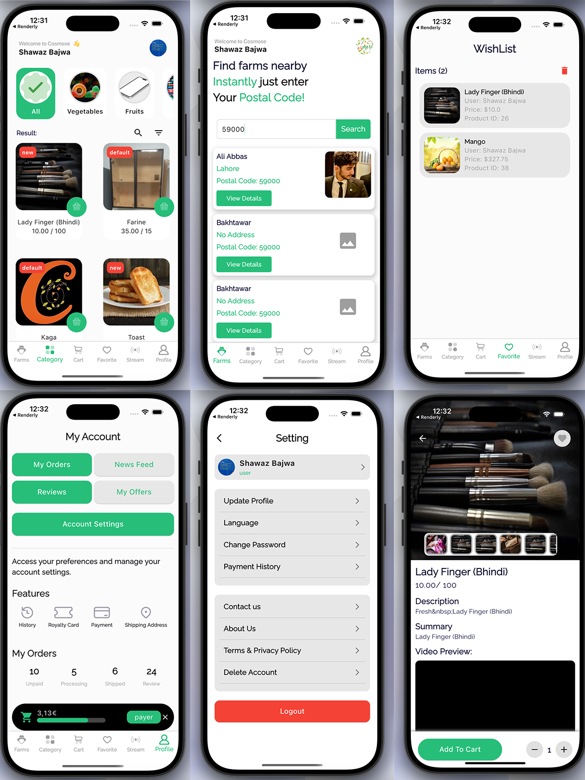 Cosmose | Flutter (Android & iOS)