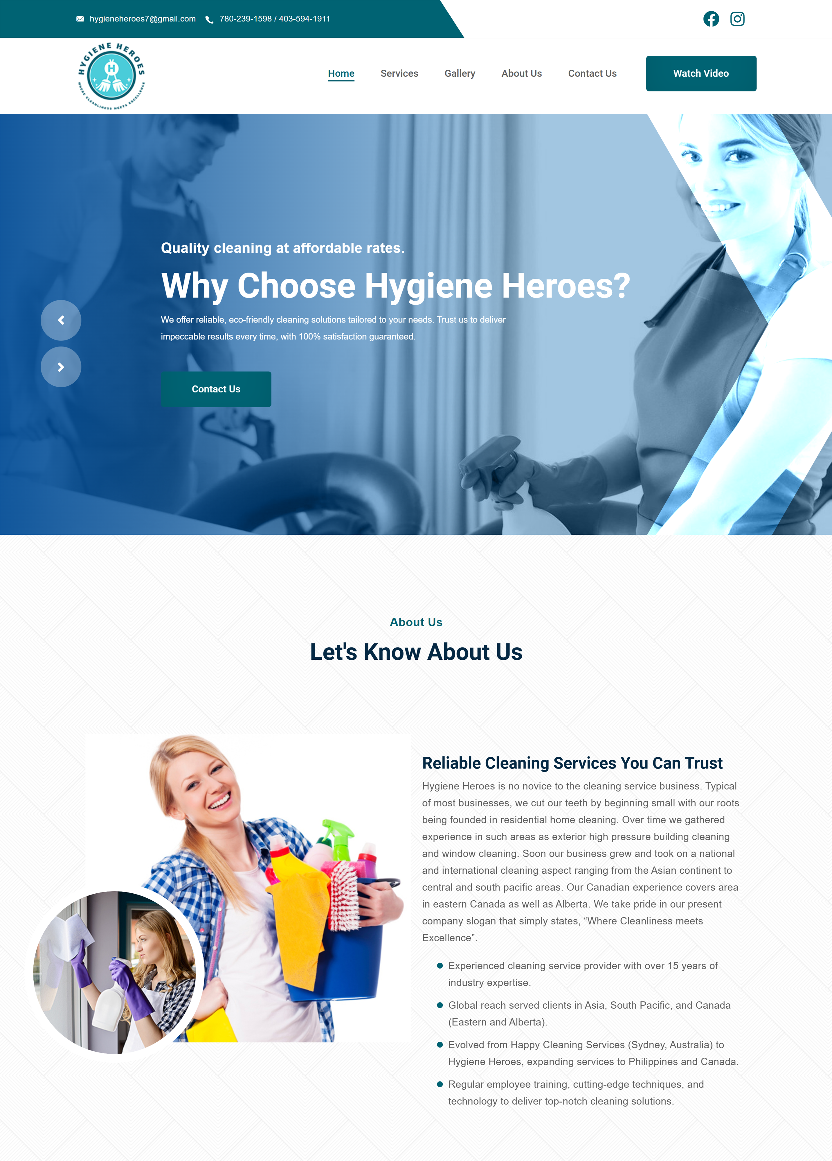 Hygiene Heroes | WordPress
